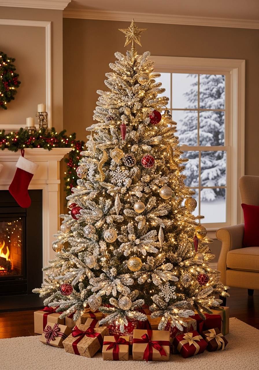 7 Feet Christmas Tree Pre Lit